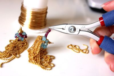DIY Mini Flat Nose Jewelry Pliers Practical Jewelry Handmade Steel Hand Tool CYC